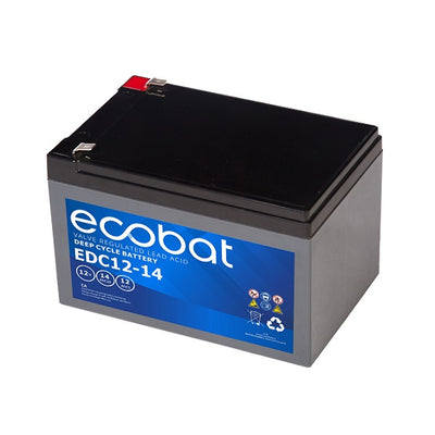Bateria Ecobat 12V 14Ah de descarga profunda AGM