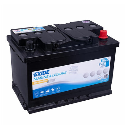 Bateria Exide Equipment Gel ES650 12V 56Ah para máquinas de limpeza