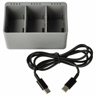 Carregador triplo para baterias de drone DJI Mini 3